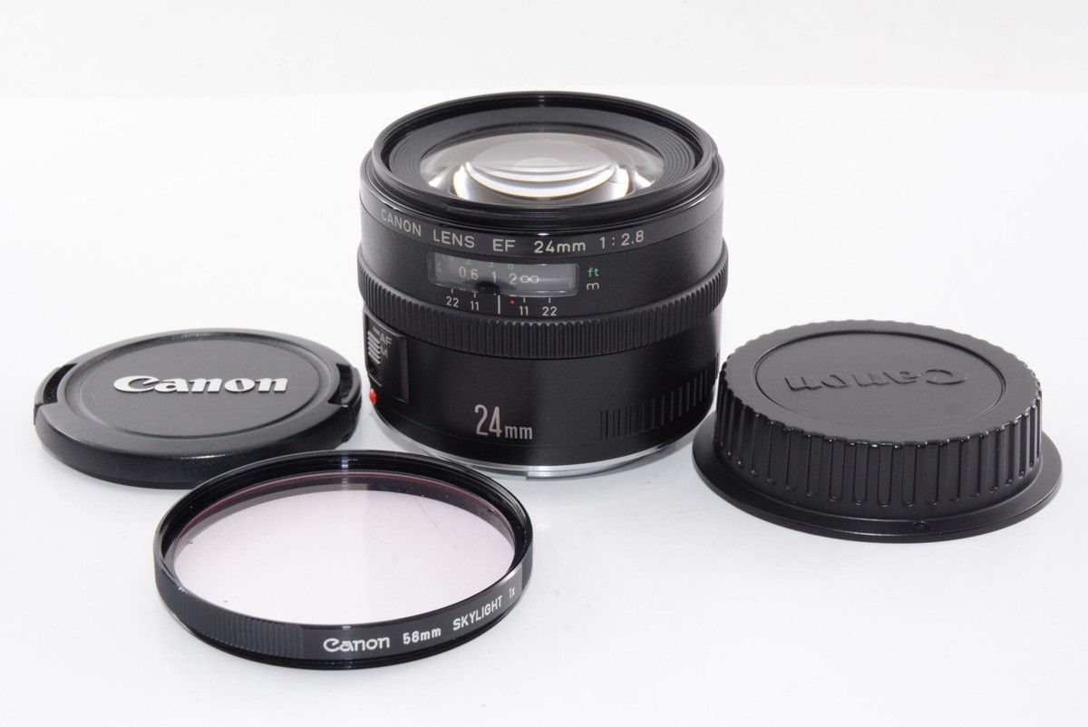 N.MINT] Canon EF 24mm f/2.8 Wide Angle Prime Lens From JAPAN