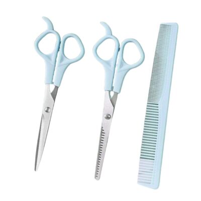 Set de Tijeras para Corte y Entresacar Cabello Kit Profesional Herramientas