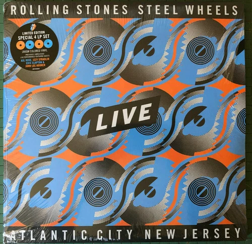 ROLLING STONES Steel Wheels Live Atlantic City SEALED 2020 4LP RSD Blue Orange
