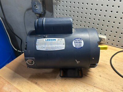 LEESON M6C34DB8B MOTOR MC-58 3450 RPM 230V-
