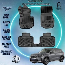 Custom Floor Mats Fits Bmw X1 2022-2025 Phev Rubber All Weather Protect Liners Custom Floor Mats Fits Bmw X1 2022-2025 Phev Rubber All Weather Protect Liners