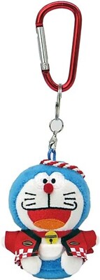 Doraemon Happy Carabiner Mascot RD Anime Character Plush Doll New Pre-order