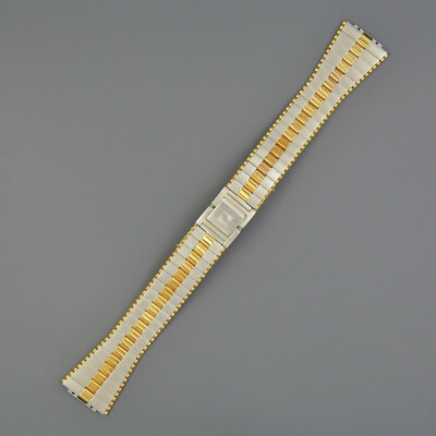 ZENITH Swiss N NOS vintage Armband bracelet Uhrband 20mm STEEL GOLD DEFY
