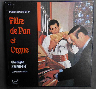 3 LP Gheorghe Zamfir et Marcel Cellier Improvisation pour Flute de Pan et Orgue