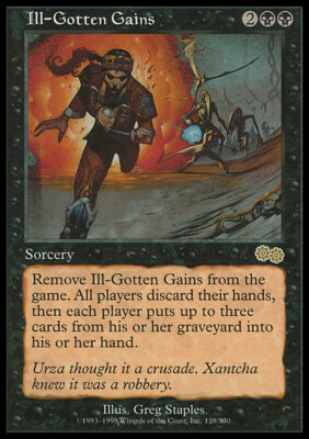 MTG ILL-GOTTEN GAINS EXC - POOR/ROVINATA - US - MAGIC