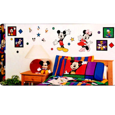 Disney Jumbo Stick Ups Mickey Mouse Kids Decorative Wall Stickers New