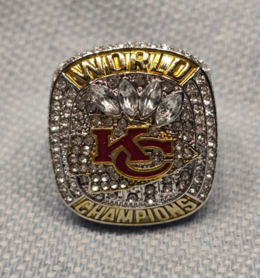 Superbowl LVIII Ring Metall 2023/24 Kansas City Chiefs Mahomes NEU NFL mit Box