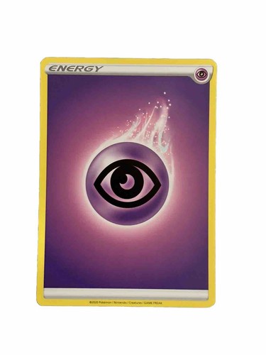 New: 2020 Pokémon TCG Psychic Energy Sword & Shield Base Set Common