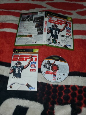 ESPN NFL 2K5 (Microsoft Xbox, 2004) Complete cib 