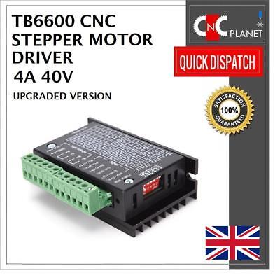 TB6600 Single Axis 4A Stepper Motor Driver Controller 9~40V Micro-Step CNC UK