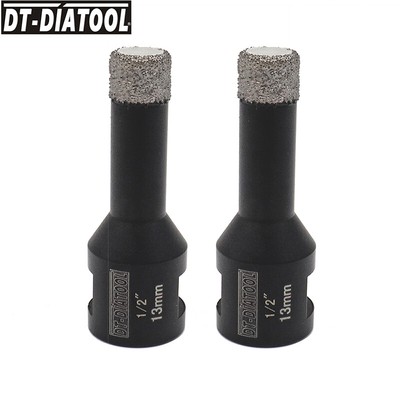 2pcs 13mm Diamond Dry Drilling Bit Tile Hole Saw Cutter Porcelain Granite 5/8-11