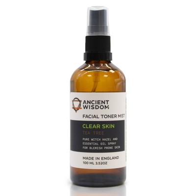 Facial Toner Mist - Witch Hazel with Tea Tree 100ml