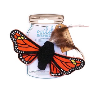 Wild Instinct Monarch Butterfly Catnip Crinkle Jouet Chat Chaton Jouer Fun Chase Ebay