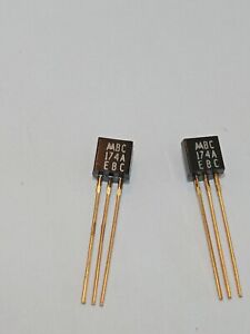 semi conductor. x 2 of  Genuine Original  BC174A BC174 Transistor