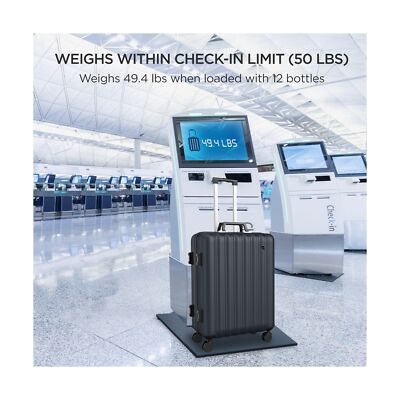 TSA Approved Wine Luggage Orblue Wine Suitcase For Airplanes - View #9