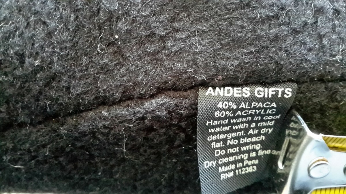 Andes Gifts One Size Alpaca Knit Winter Minion Hat Fleece Lined