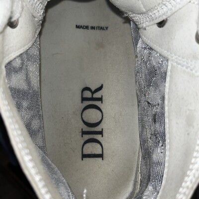 b23 hightop Christian Dior Oblique Shawn Bee Embroidery