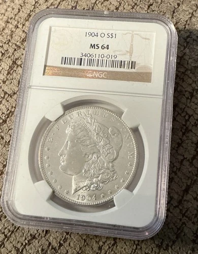 1904-O $1 Morgan Silver Dollar Coin NGC MS64