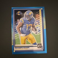 Panini Donruss Optic Neon Blue Prizm #64 Davante Adams Rams NFL 2025