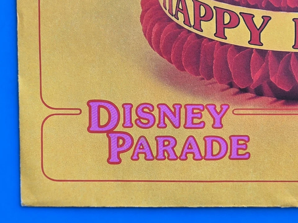 Disney Hallmark сотовый центральный элемент парад на день рождения Микки Дональд винтажный новый из старых запасов 13 дюймов - Изображение 2 из 4