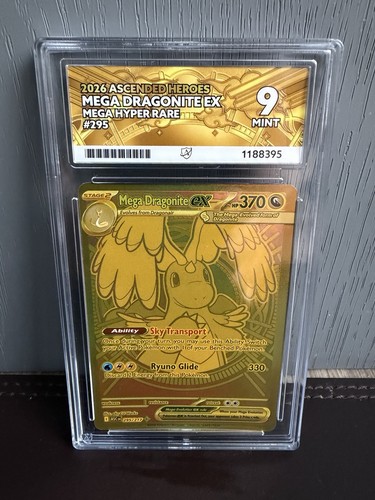 Mega Dragonite ex graded ACE 9 for sale on eBay