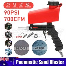 Portable Pneumatic Air Sandblasting Gun Handheld Antirust Abrasive Sand Blaster