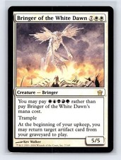 Bringer of the White Dawn 7 Rare Fifth Dawn Magic: The Gathering Lightly Played
