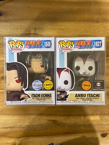 Funko Pop! Naruto Shippuden Itachi Uchiha #1849 CHASE & Anbu Itachi #1027 CHASE