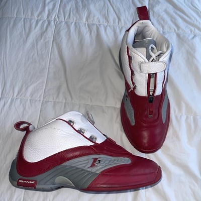Reebok Allen Iverson the Answer 4 White/Red Men's Size 9