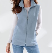 464945 Witt Weiden Damen ärmellose Fleece Weste ohne Arm Gr. 38 - 56 Neu blau