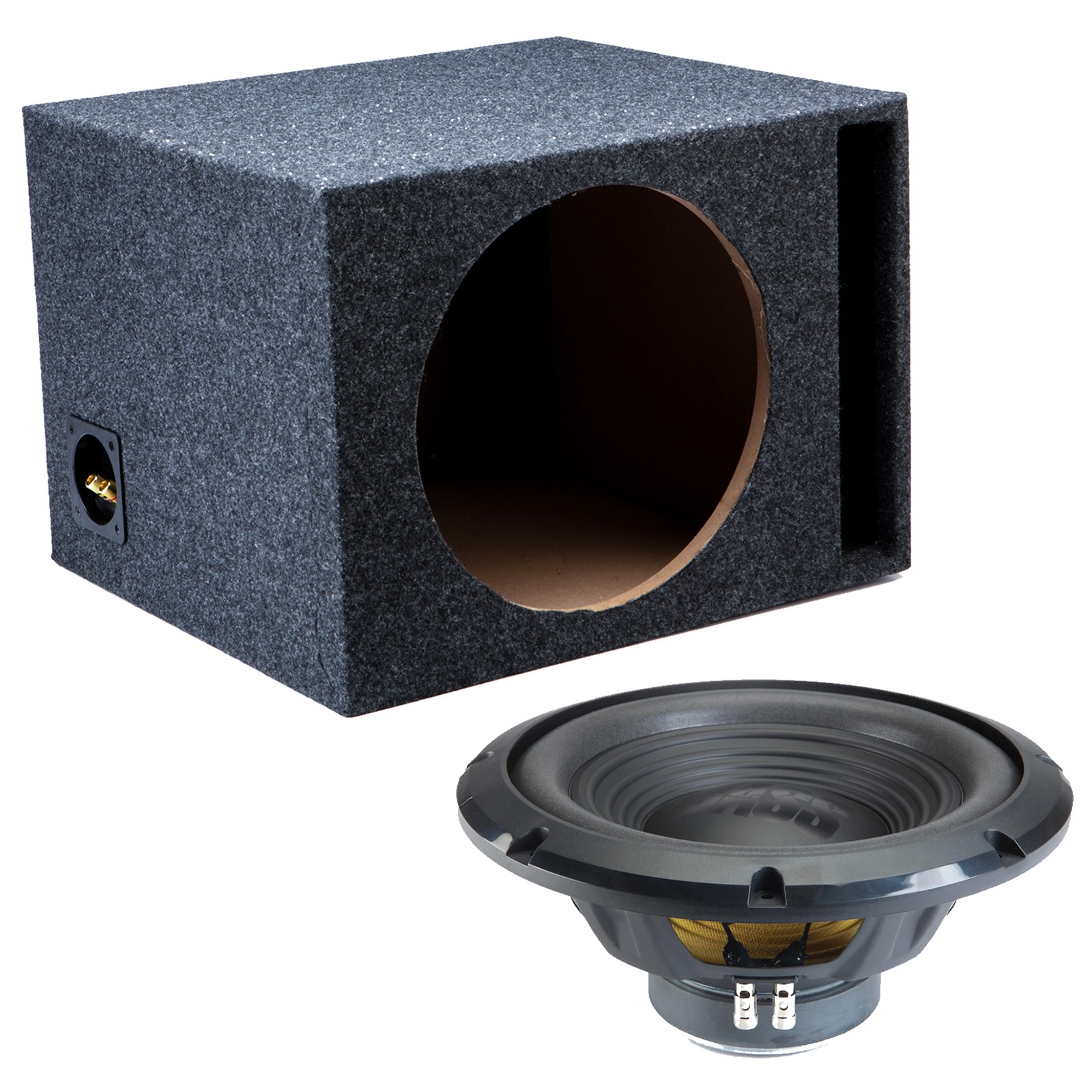Alpine W12S4 Bassline 12" Car Audio Subwoofer Vented Single 