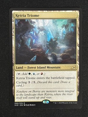 1x MTG Ketria Triome - Ikoria: Lair of Behemoths (IKO) #250 - Magic