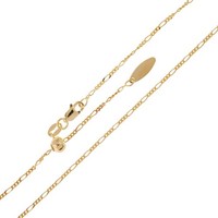 Cavill Silber Figaro Kette 925 Sterling 60 Cm Damen Echtschmuck Verstellbar