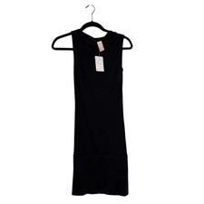Free People Dress Classic Black Mini Sleeveless SZ XS Timeless Beach Basic