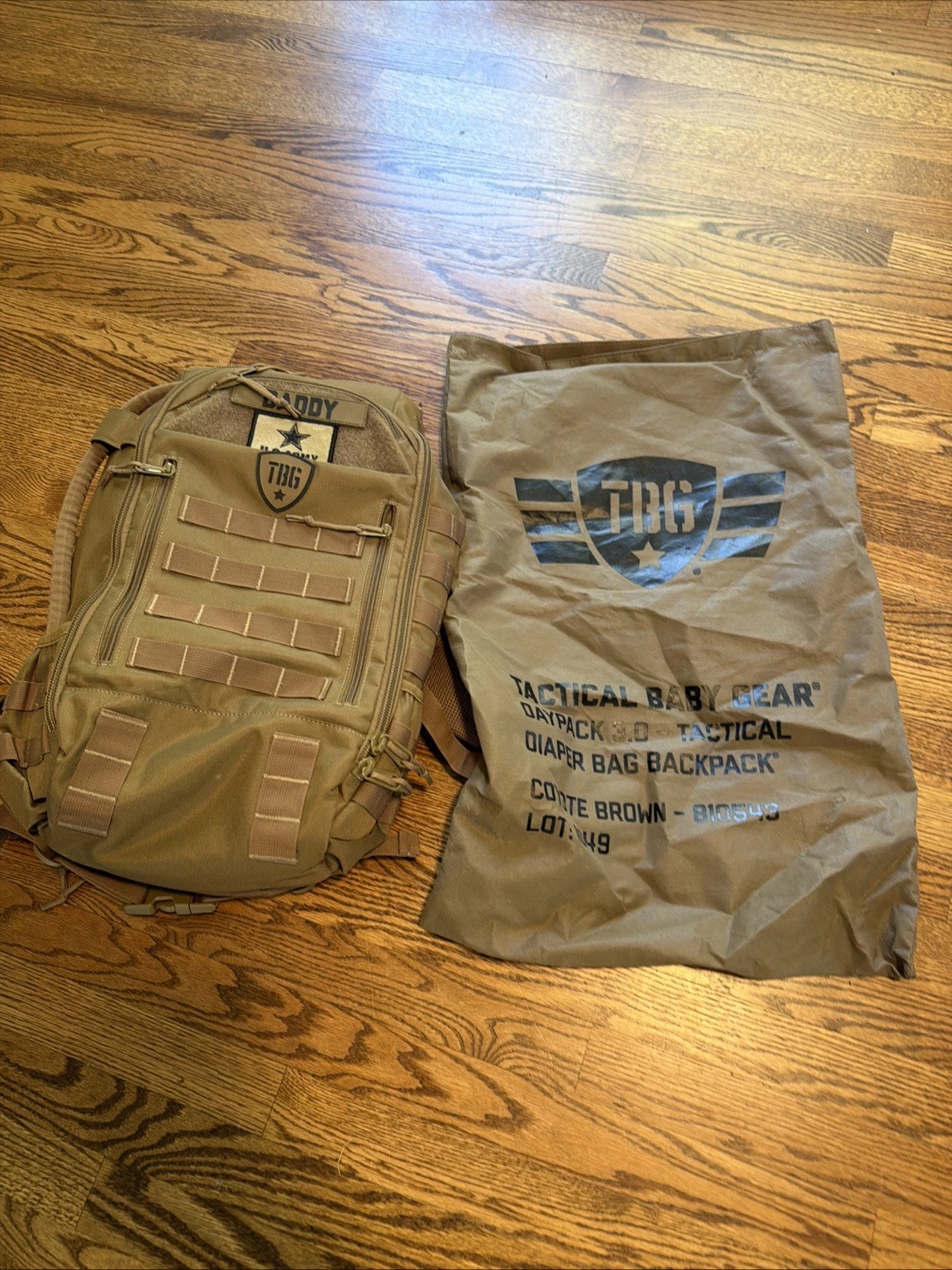 TBG Tactical Baby Gear Diaper Bag Backpack w/ Changing Pad
Opens in a new window or tab