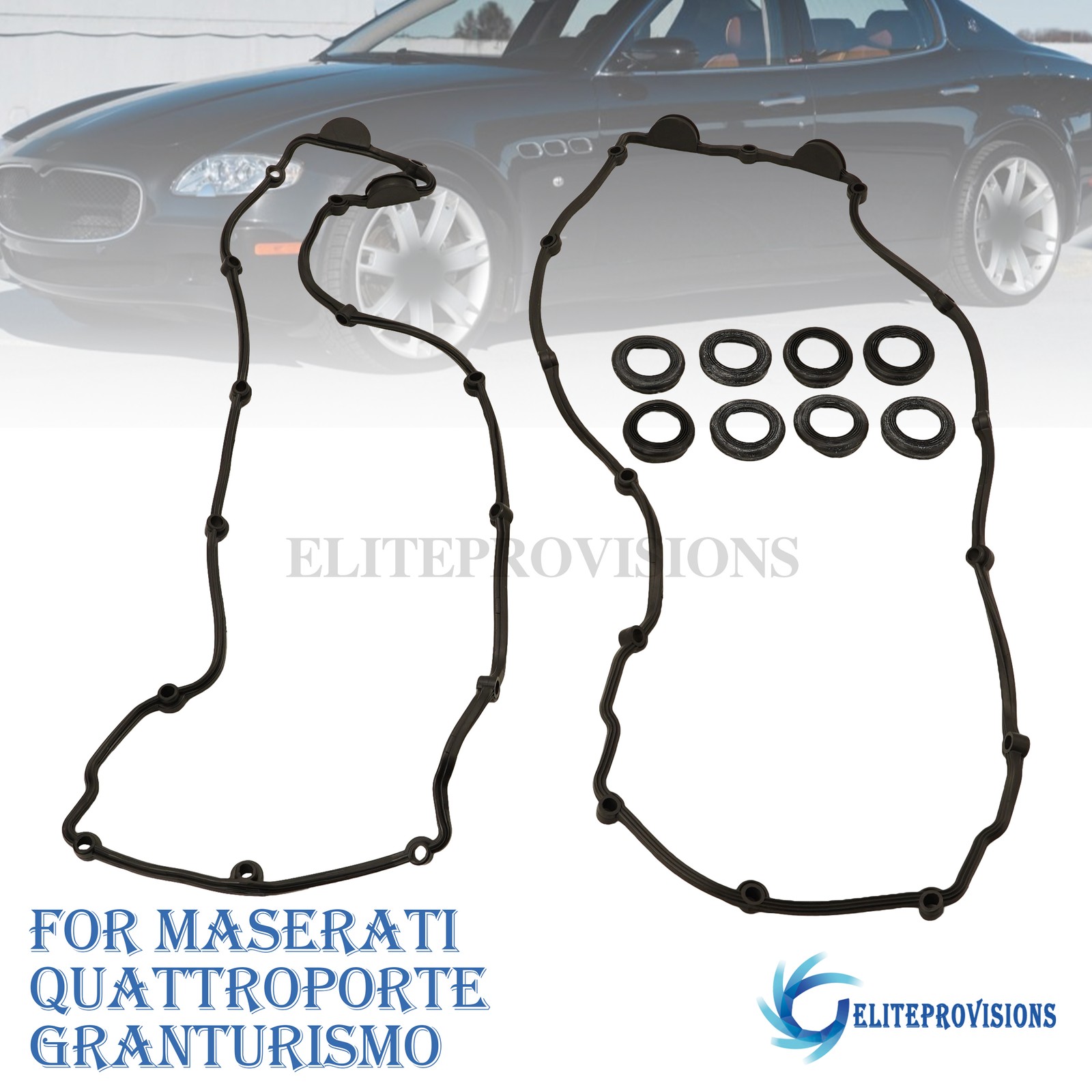 264986 264987 For Maserati Quattroporte GranTurismo Valve Cover Gasket Set