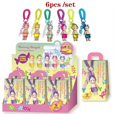 Sonny Angel Girl Candy Store Series Collectible Blind Box Keychain Mini Figure