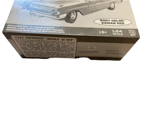 1964 Chevrolet Impala SS 409 1:24 Die-Cast Red Jeb LTD New In Box Sealed - Picture 2 of 3