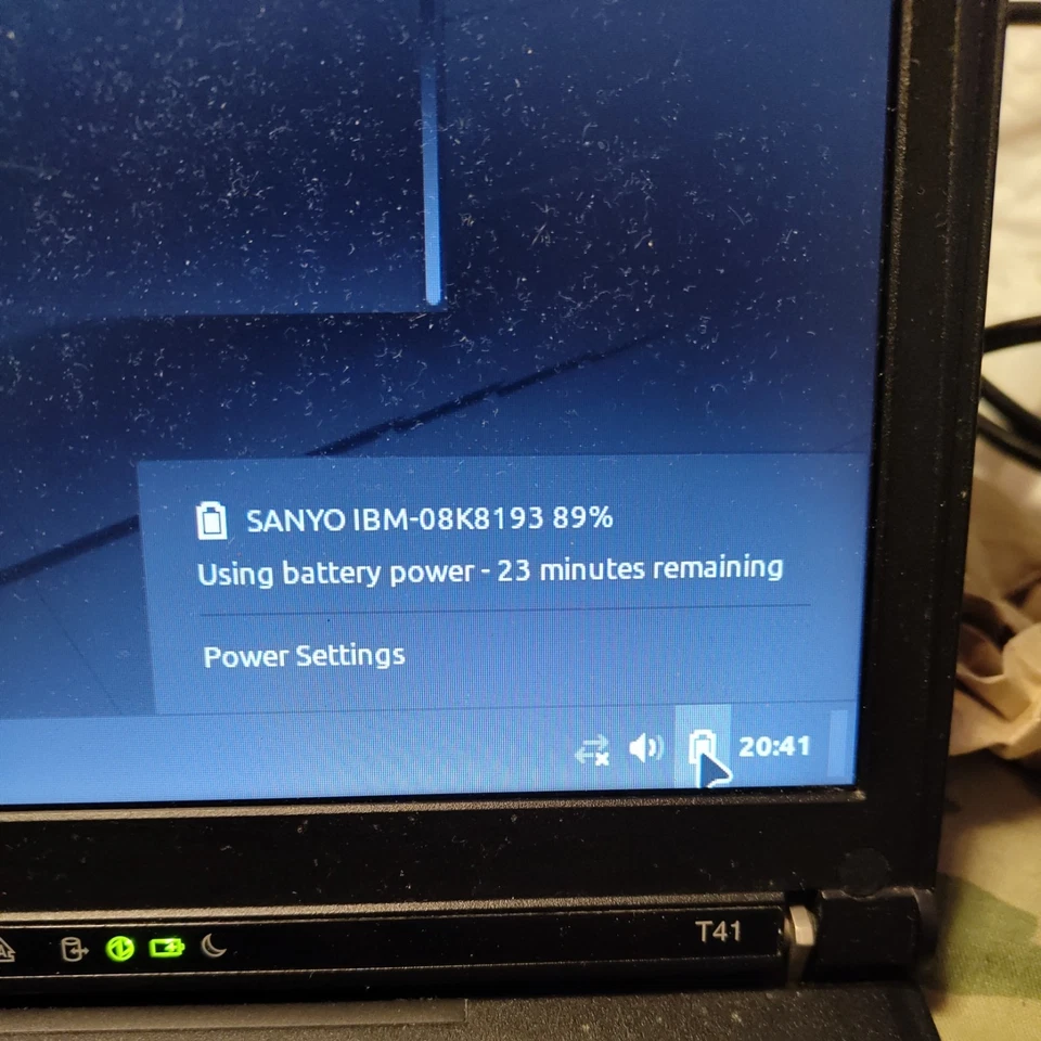 IBM ThinkPad T41 14" 2374 Pentium M 1.6G 1GB RAM 40GB HDD - Image 4 of 4