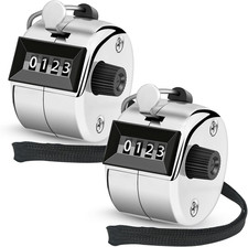 2 Pcs Clicker Counter, Hand Tally Counter with Large Display  Mechanical Pitch