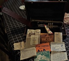 Olds Special Trumpet 1957 With Case And Music