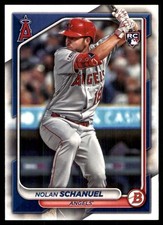 Nolan Schanuel 2024 Bowman #81 Angels MLB READ FREE SHIPPING AutographDen