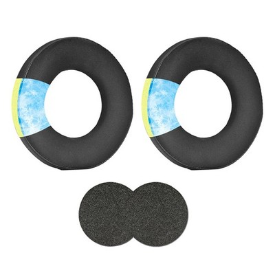 For Beyerdynamic Ear Pads with Ice Sensing Gel 1Pair Memory Foam Black/Grey