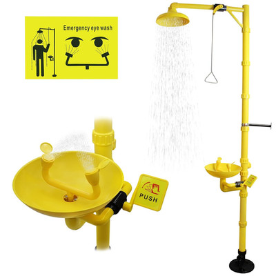 OSHA Approved Emergency Shower Eyewash Station for Industrial & Lab Use