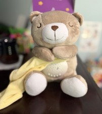 BEREST Plush Soft Bear Baby Sleep Soother Sensory Light Projector, 15 Sounds