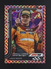 2025 Topps Chrome F1 LANDO NORRIS Checker Flag Refractor McLaren #126
