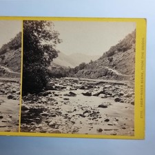 Perth Stereoview C1870 Real Photo Scotland Loch Katrine Ellens Isle By Wilson