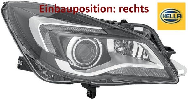Hella 1ZT011166-741 Hauptscheinwerfer Rechts Scheinwerfer FüR Opel-image