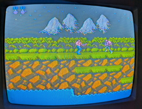 Contra - Japan Nintendo Famicom (NES) Game - Tested & Working