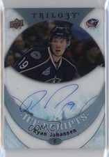2015-16 Upper Deck Trilogy Ice Scripts Ryan Johansen #IS-RJ Auto a3q